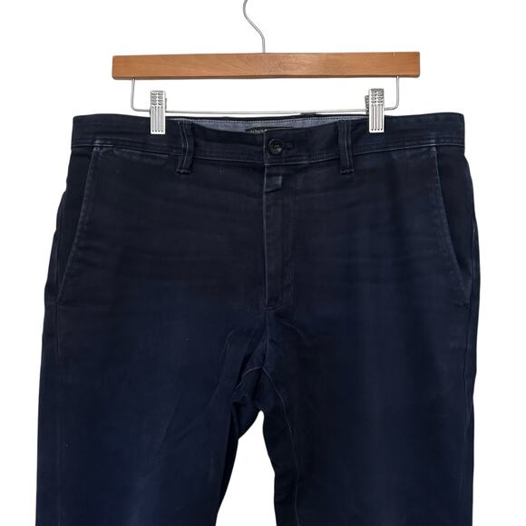 Banana Republic Navy Blue Fulton Skinny Pants Sz 34x30 - Picture 2 of 6